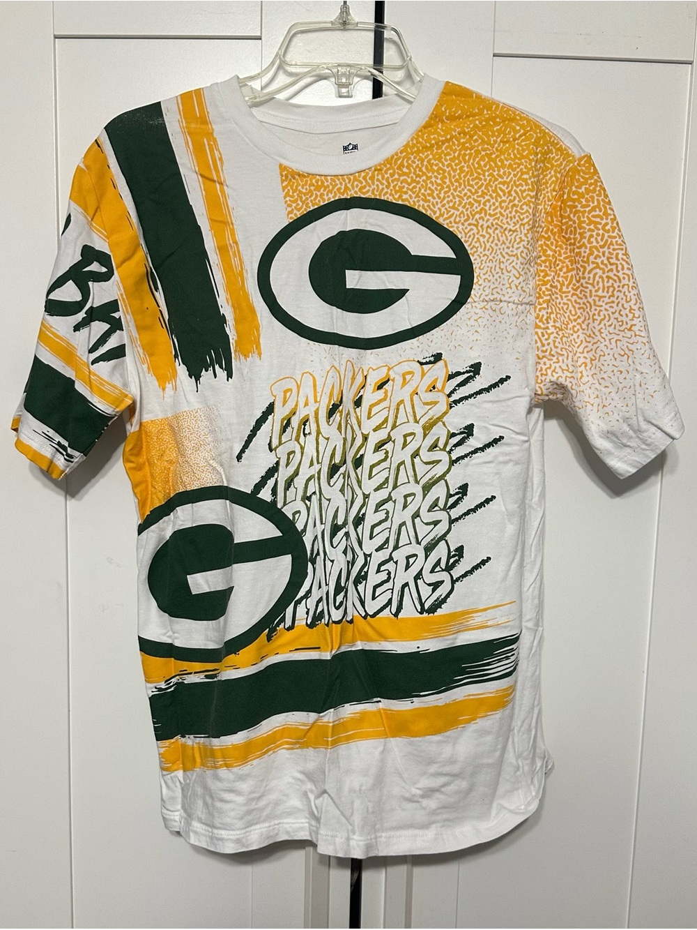 NFL Green Bay Packers White/Gold/Green Graphic Kids Tee